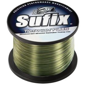 Sufix Tritanum Plus&trade; - 12lb - Dark Green - 1200 yds