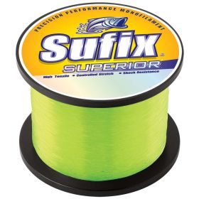 Sufix Superior Hi-Vis Yellow Monofilament - 40lb - 1485 yds