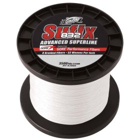 Sufix 832&reg; Advanced Superline&reg; Braid - 15lb - Ghost - 3500 yds