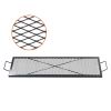 VEVOR X-Marks Fire Pit Grill Grate, Rectangle Cooking Grate, Heavy Duty Steel Campfire BBQ Grill Grid with Handle & Support X Wire