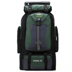 70L Hiking Camping Backpack, Hunting Climbing Backpack for Outdoor, Backpack Water Resistant, Tactical Backpack (Color: Green)