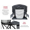 SUNNYFEEL XL Oversized Camping Chair, Folding Camp Chairs for Adults Heavy Duty Big Tall 300 LBS