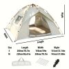 All-season tent, portable folding fully automatic camping tent, two-person/four-person camping tent, waterproof material, windproof