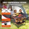 VEVOR Folding Camping Table, Outdoor Portable Side Tables, Lightweight Fold Up Table