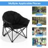 Folding Camping Moon Padded Chair with Carrying Bag